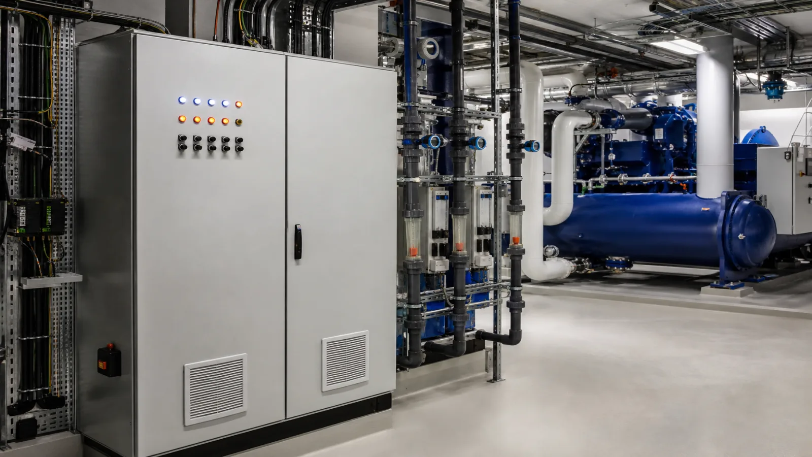 Energiemessung und Regelung einer Industriekälteanlage mit Kältespeicher