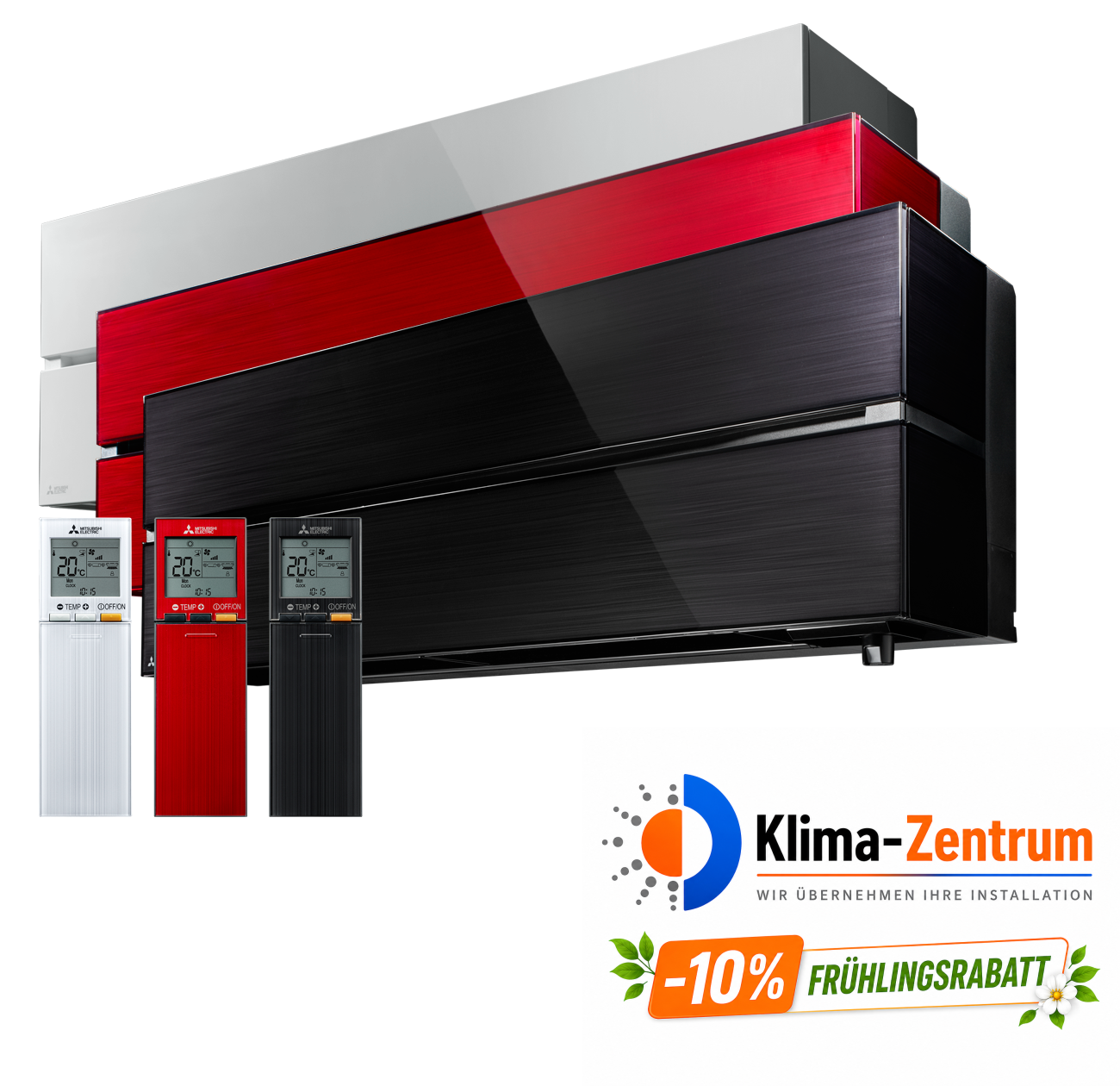 Wandklimaanlage Mitsubishi Diamond 2,5 kW MSZ-LN25VG2 (W, V, B, R) + MUZ-LN25VG2