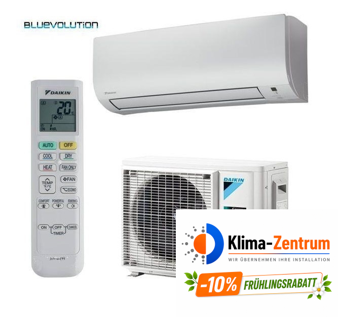 Klimaanlage Daikin Comfora 2,0 kW FTXP20N9 + RXP20N9 Wandgerät