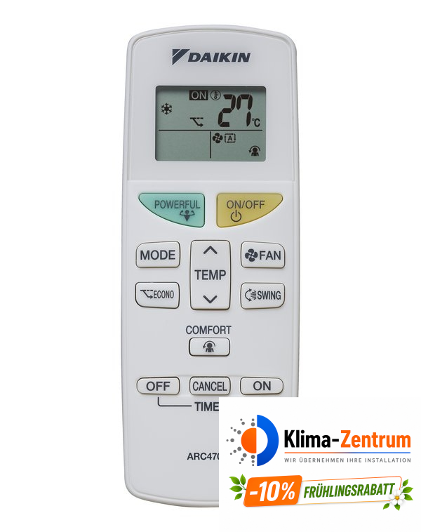 Klimaanlage Daikin Sensira 5,0 kW FTXF50F + RXF50F Wandgerät