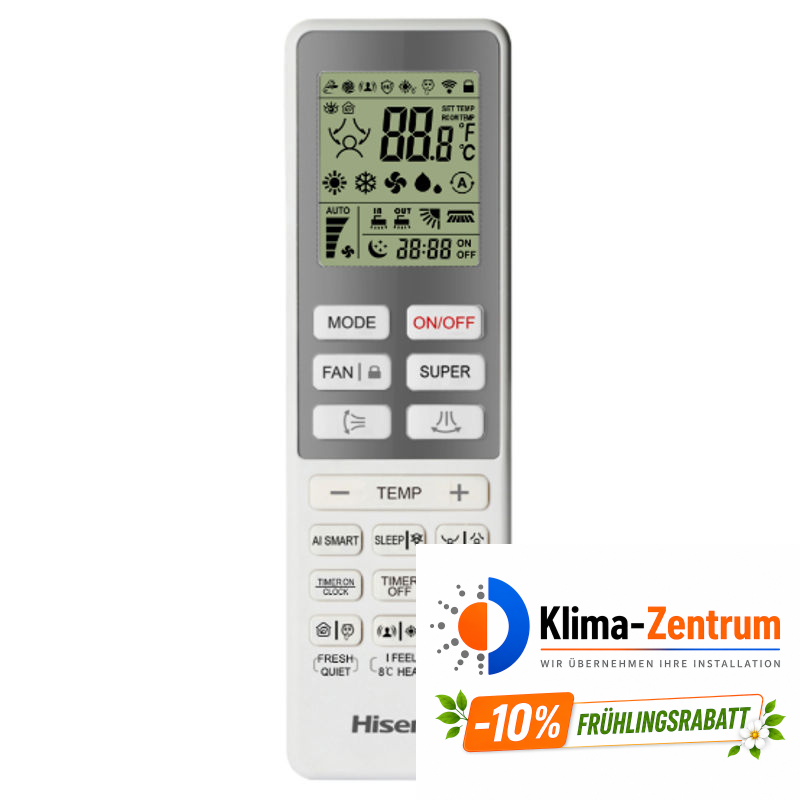 Wandklimaanlage Hisense Energy Pro X 3,5 kW QH35XV3AG + QG35XV0EW