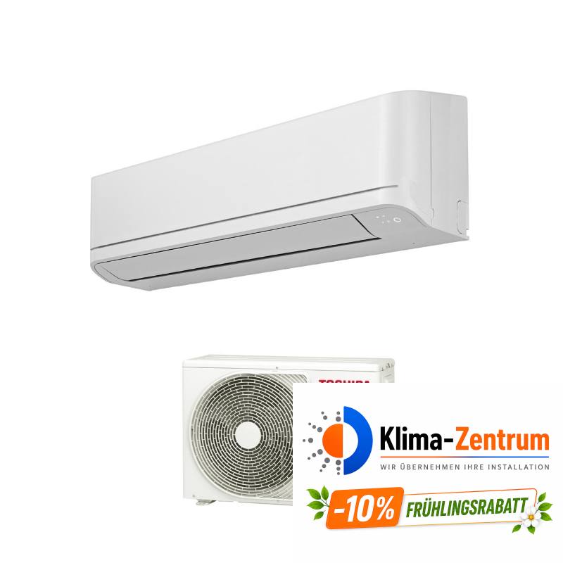 Wandklimaanlage Toshiba Seiya 10 2,50 kW RAS-B10E2KVG-E + RAS-10E2AVG-E