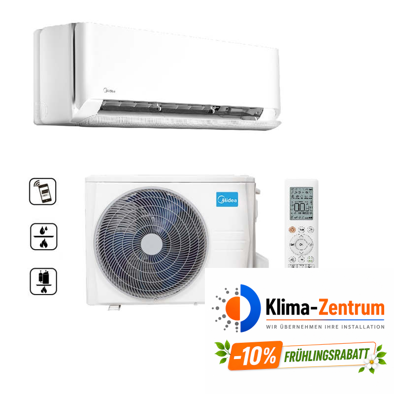 Wandklimaanlage Midea Breezeless E 5,3 kW CB1-18HRFN8-I + CB1-18HFNX-O