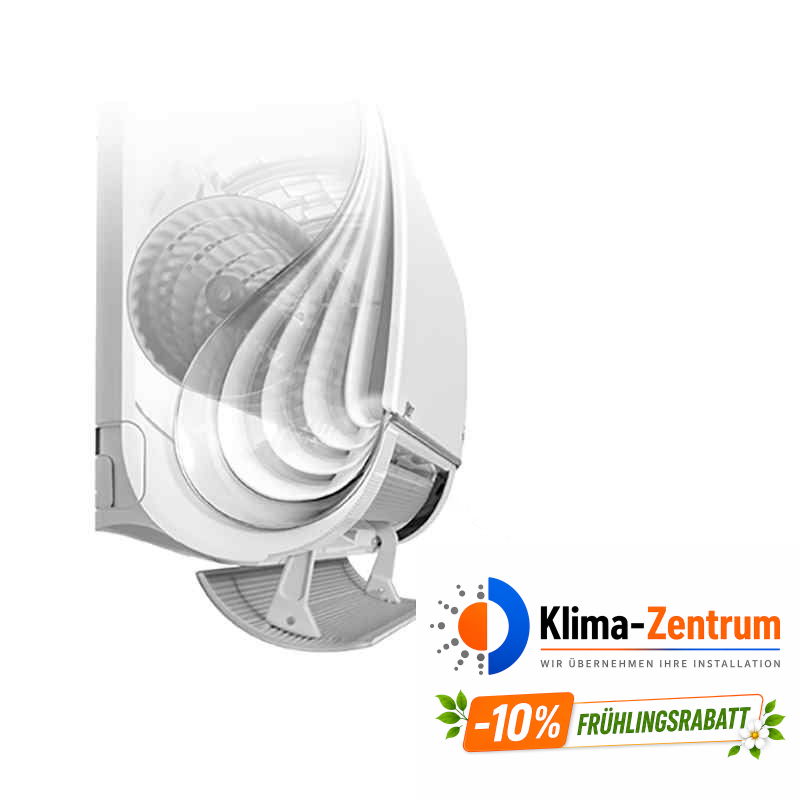 Wandklimaanlage Midea Breezeless+ 2,6 kW MSFAAU-09HRFN8(B) + MOX230-09HFN8-BR