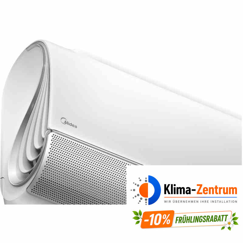 Wandklimaanlage Midea Breezeless+ 3,5 kW MSFAAU-12HRFN8(B) + MOX230-12HFN8-BR