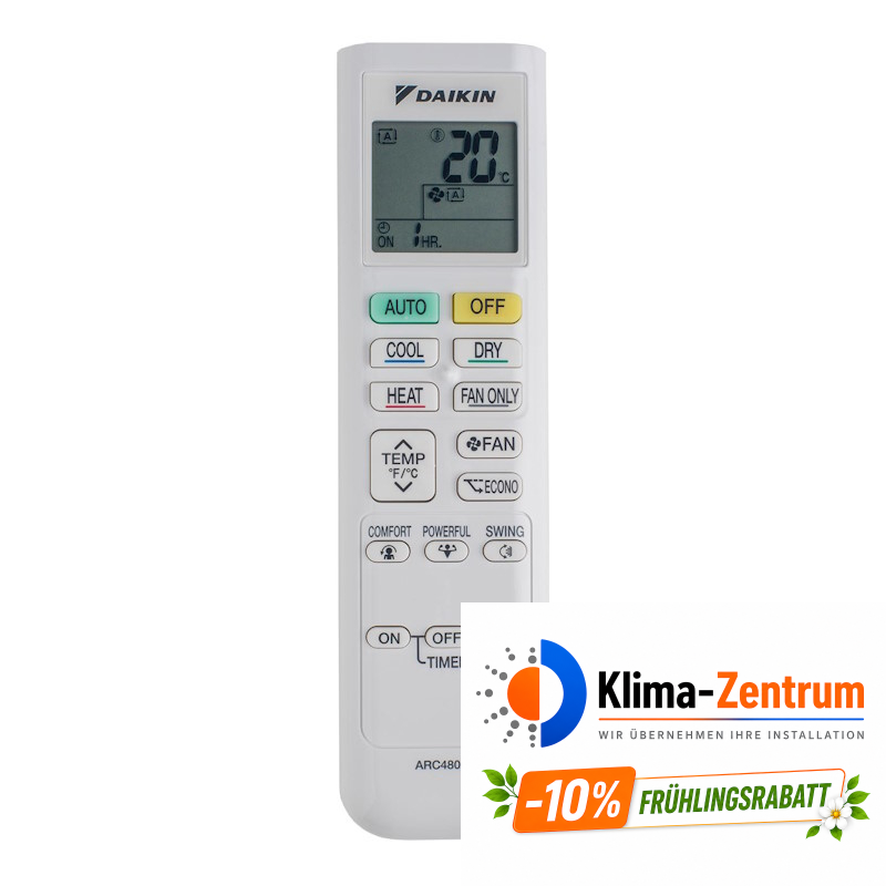 Klimaanlage Daikin Comfora 3,5 kW FTXTP35N + RXTP35A Wandgerät