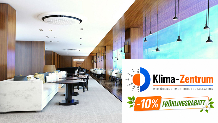 Kassettenklimaanlage Samsung 360° AC140RN4PKG/EU + AC140RXADKG/EU