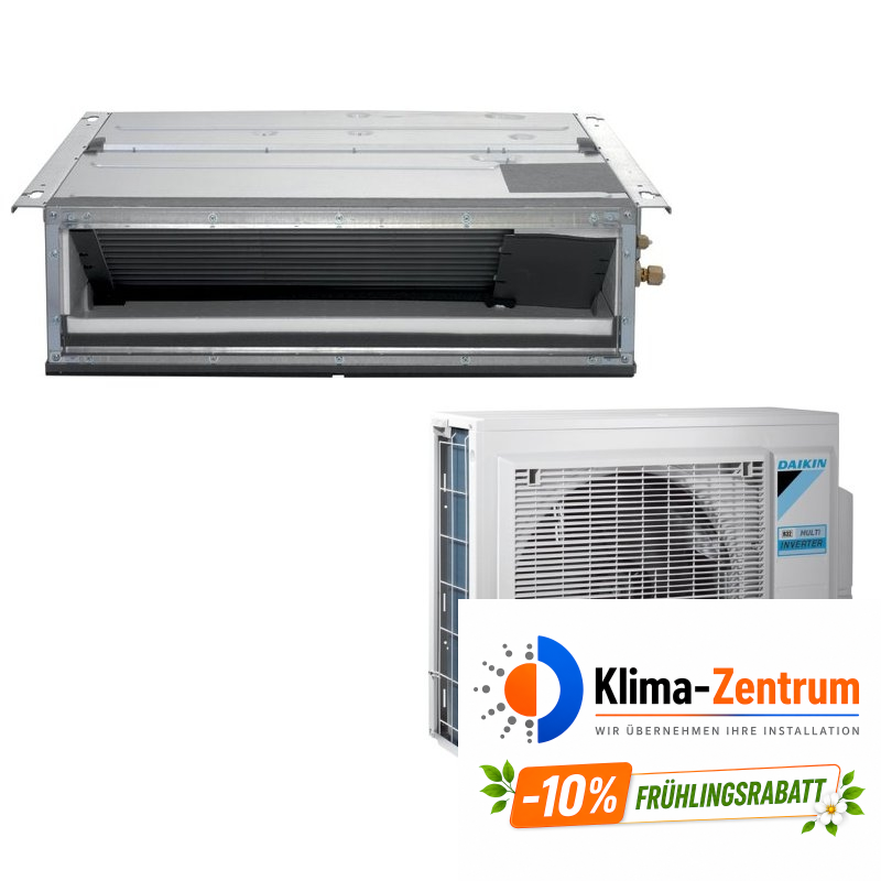 Kanalklimaanlage kompakt Daikin Bluevolution FDXM50F9 + RXM50A