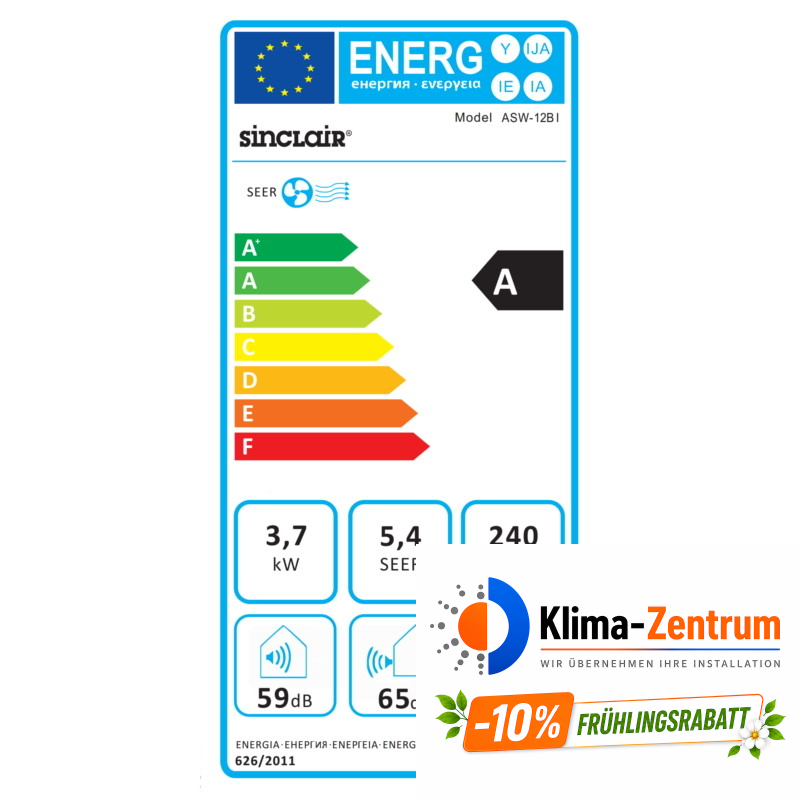 Fensterklimaanlage Sinclair ASW-12BIi