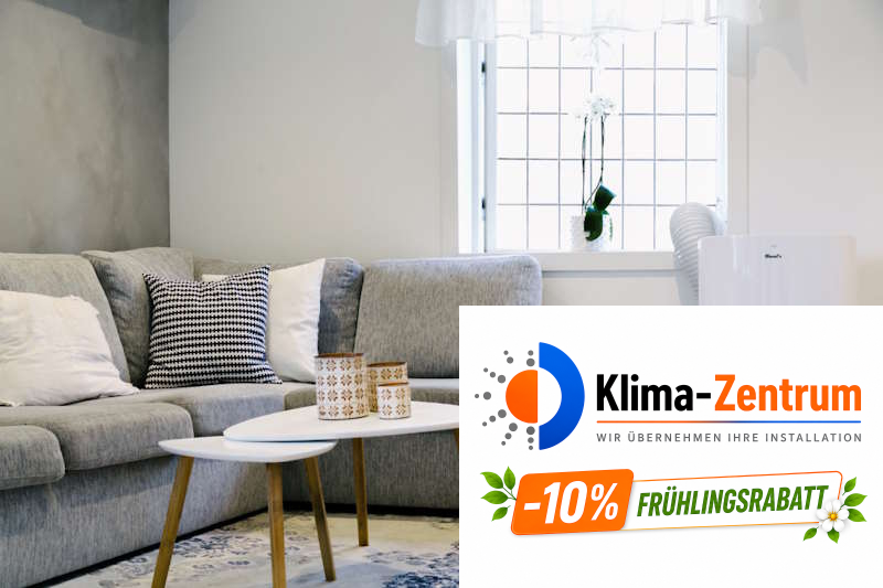 Mobile Klimaanlage WOODS Cortina 12K - Duo - Kühlen und Heizen 3,5 kW