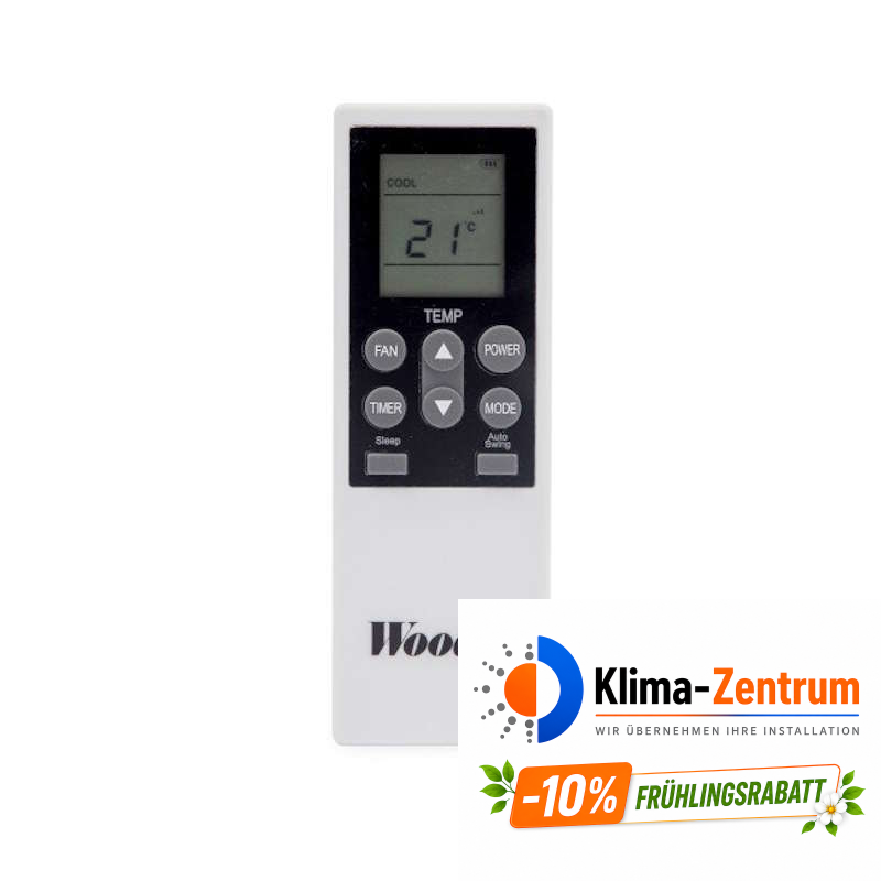 Mobile Klimaanlage WOODS Cortina XL 18K - WLAN 5,0 kW