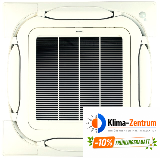 Daikin BYCQ140EW weiße dekorative Platte mit weißen Ausblaslamellen