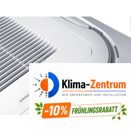 Daikin BYCQ140E weiße dekorative Platte mit grauen Ausblaslamellen