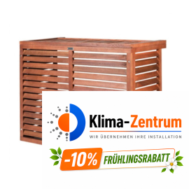 DECOClim M Holzabdeckung für Klimaanlage und Wärmepumpe