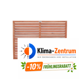 DECOClim L hintere Holzabdeckung