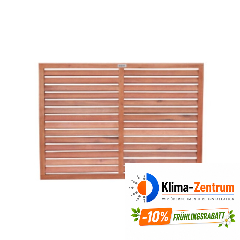 DECOClim L hintere Holzabdeckung