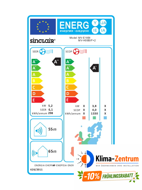 Sinclair MV-E18BI2 Außeneinheit