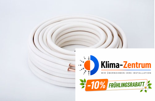 Isoliertes Cu Rohr 3/8" (9,52 x 1 mm)