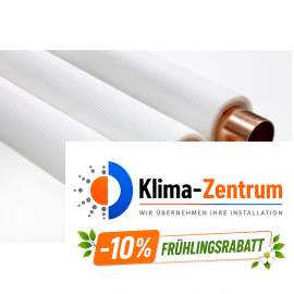 Isoliertes Cu Rohr 1/2" (12.7 x 1 mm)