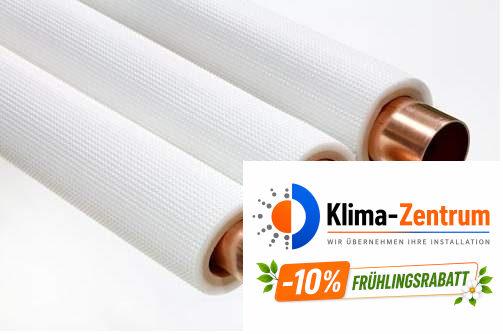 Isoliertes Cu Rohr 5/8" (15,88 x 1 mm)