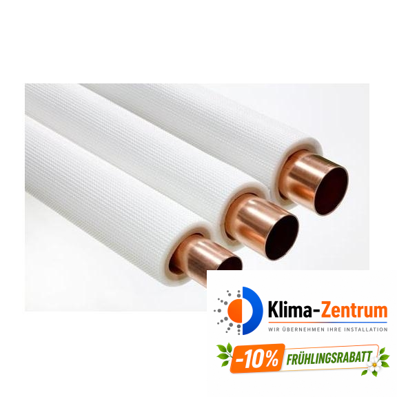 Isoliertes Cu-Rohr 1/2" (12.7 x 0.8 mm)