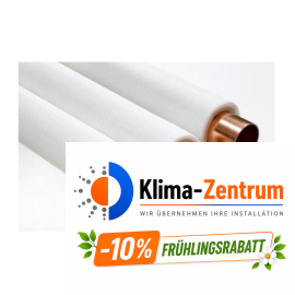 Isoliertes Cu-Rohr 3/4" (19,05 x 1 mm)
