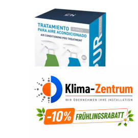 CH QUÍMICA AIRPUR + AIRNET 2x750 ml Reinigungs- und Desodorierung Set für Klimaanlagen