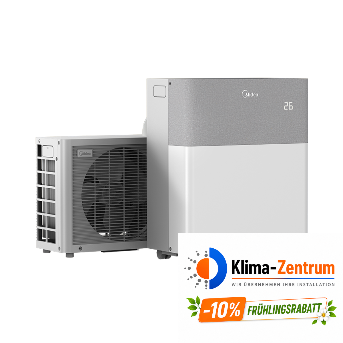 4-in-1 Tragbare Klimaanlage und Luftentfeuchter Midea PortaSplit 3,5 kW