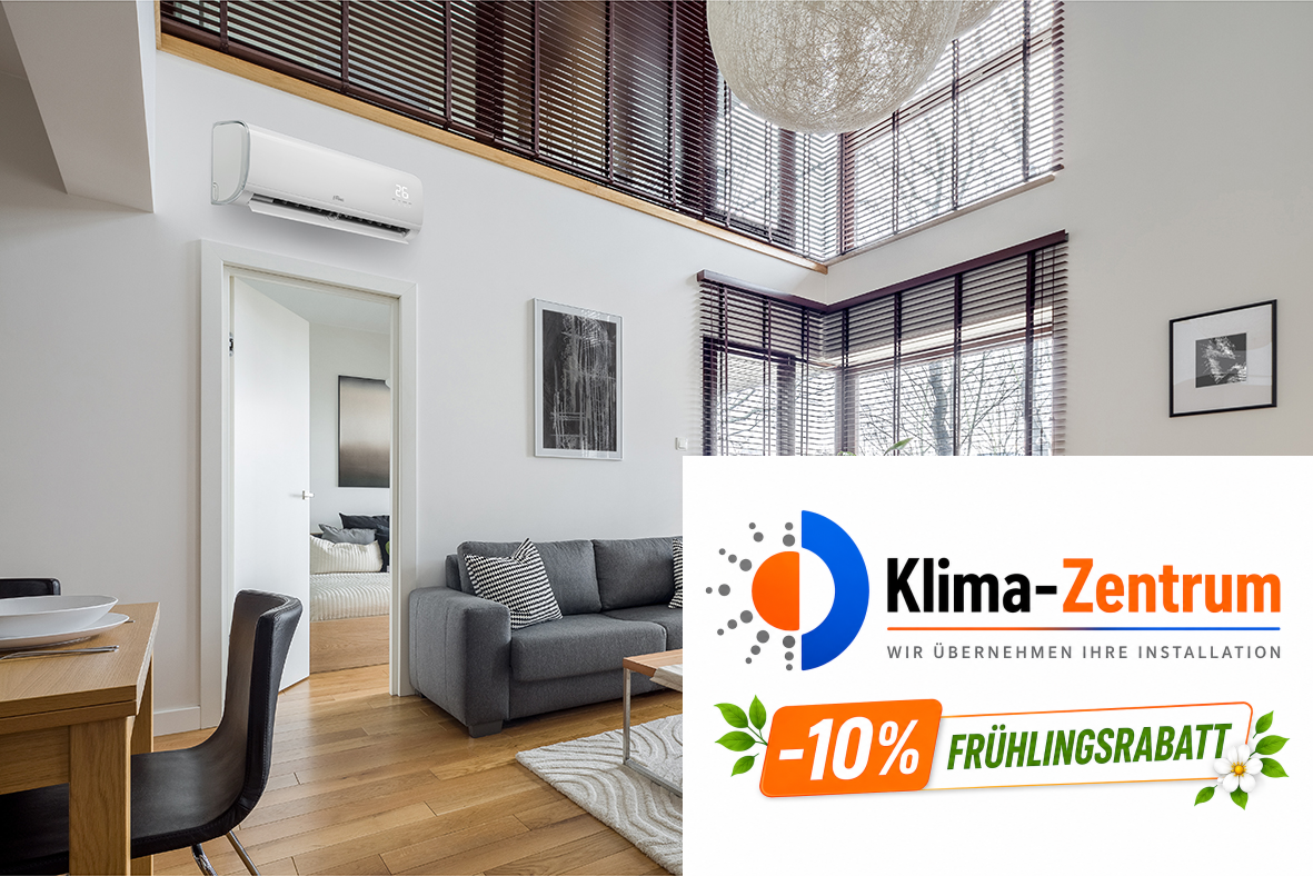 Klimaanlage 2x1 mit WLAN Ferroli Giada M 9+12 2,77 kW + 3,5 kW