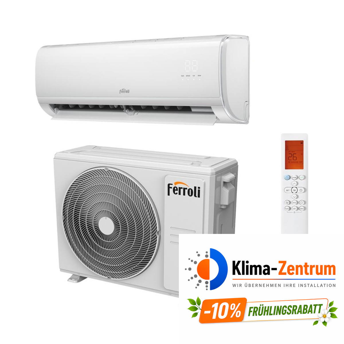 Klimaanlage mit WLAN Ferroli Giada S 18 5,27 kW 18000 BTU