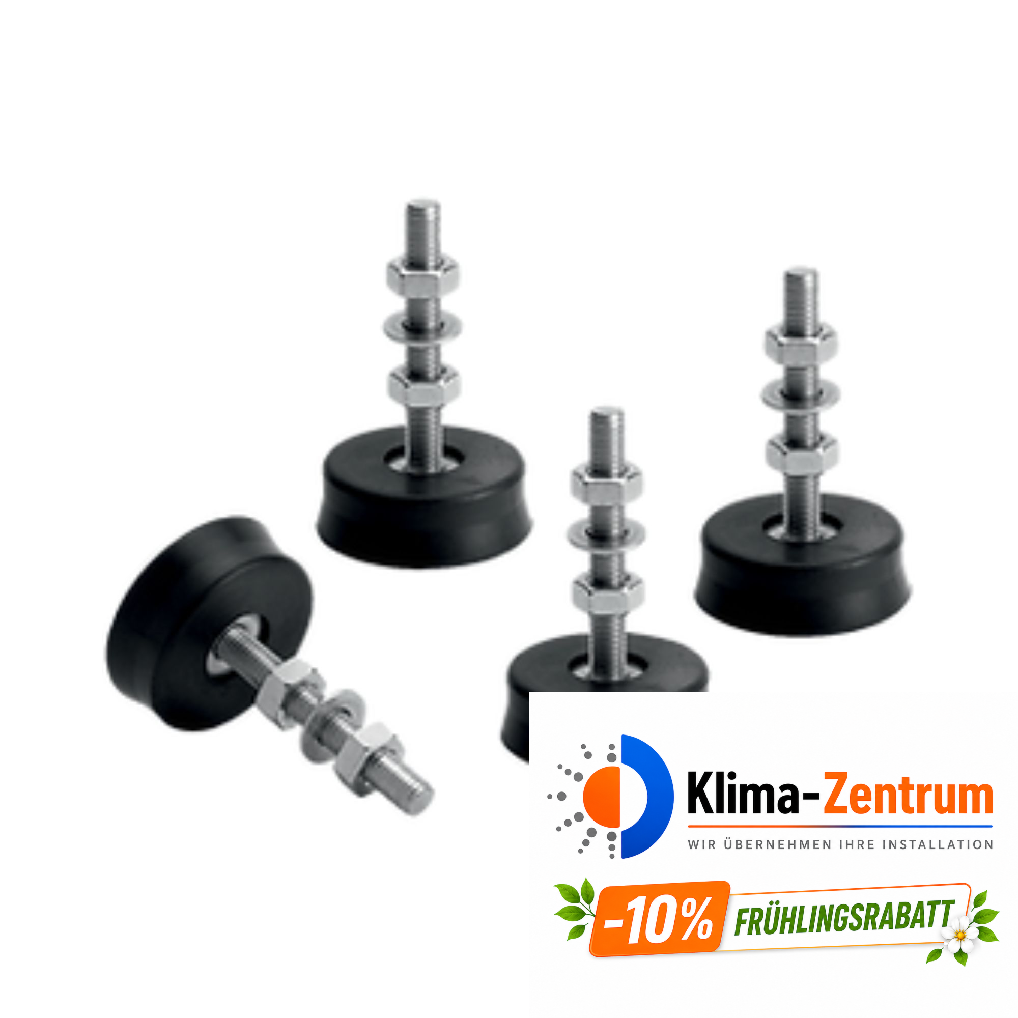 Satz von 4 Bodendämpfern S40