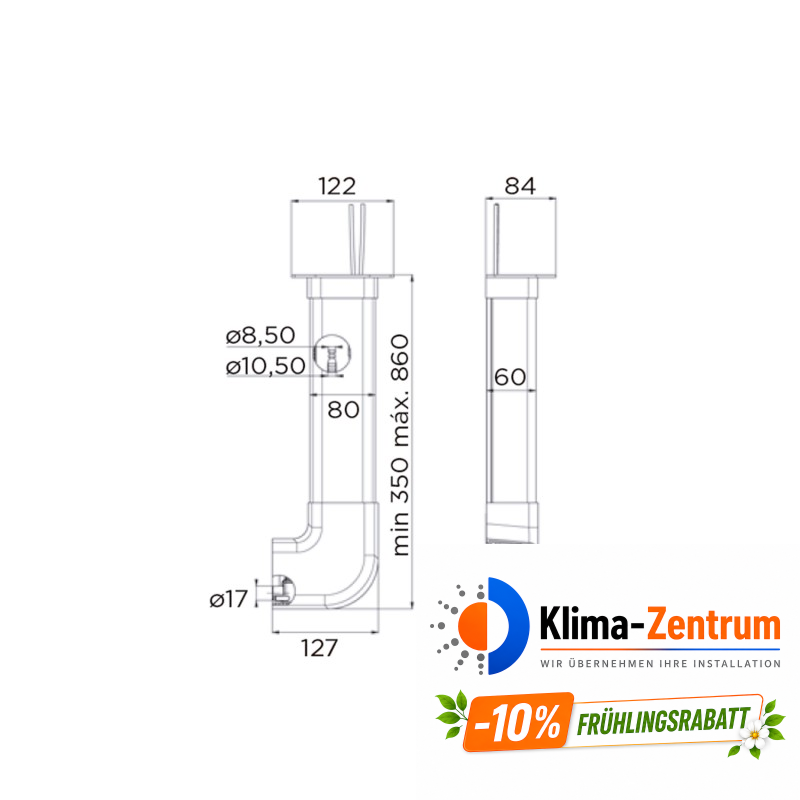 Evakuierungspumpe für Klimaanlage SFA Sanicondens Clim Pack S