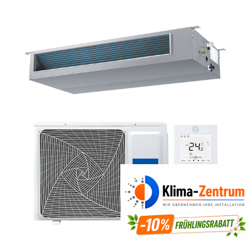 Kanal-Klimaanlage mit WLAN Haier 12,4 kW 42000 BTU