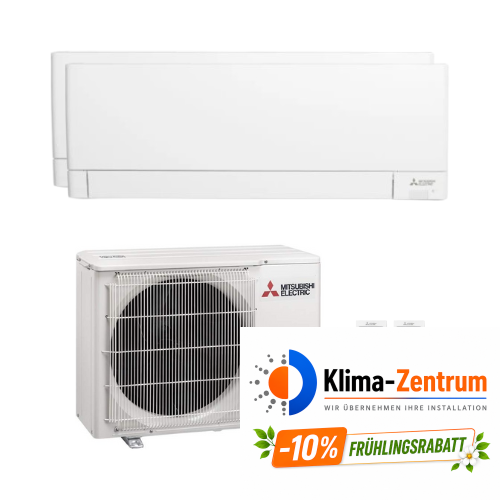 Klimaanlage 2x1 mit WLAN Mitsubishi MSZ-AY 3,5 kW 12000 BTU