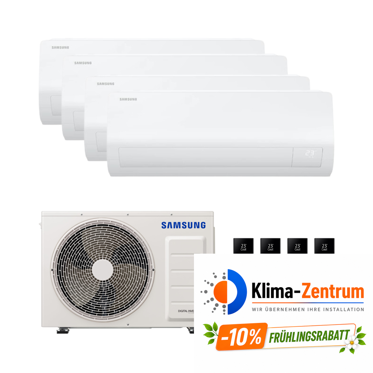 Klimaanlage 4x1 mit WLAN Samsung Cebu S2 5,0 kW 18000 BTU