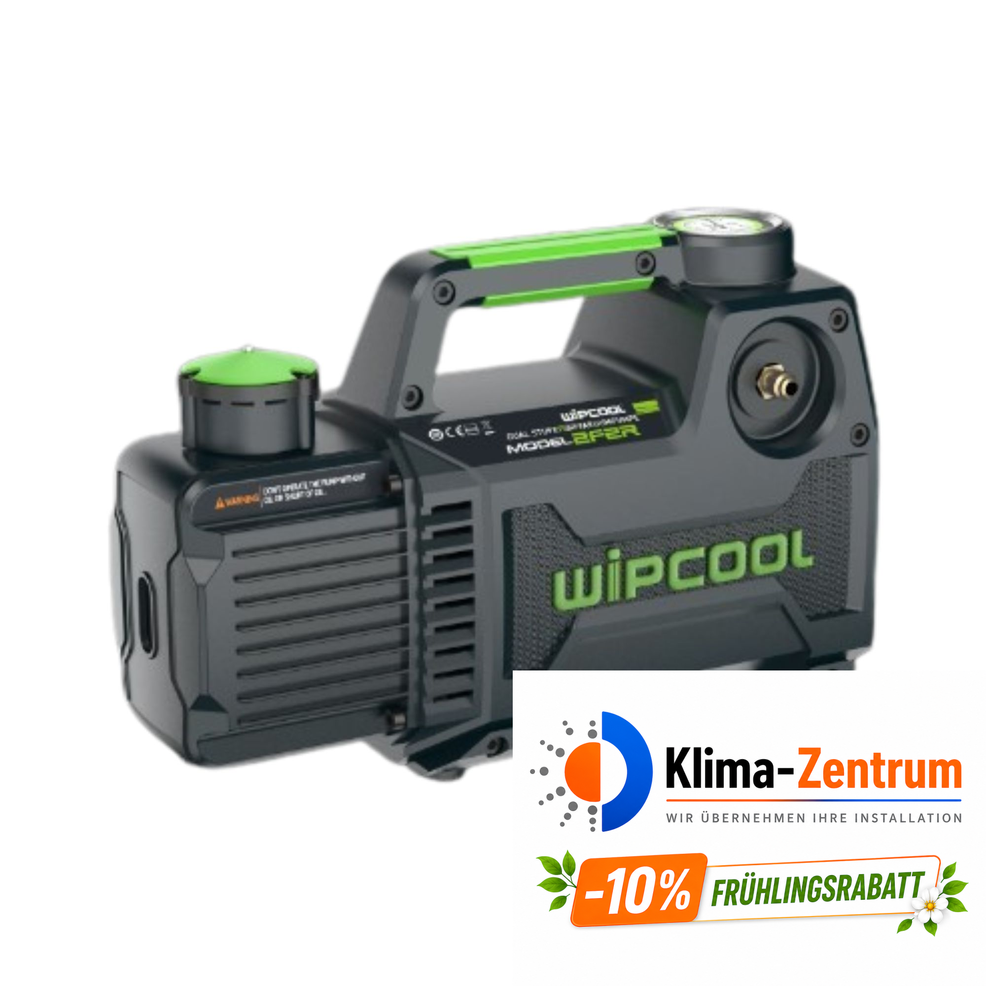 Doppelt wirkende Vakuumpumpe für R-32 42 L/min