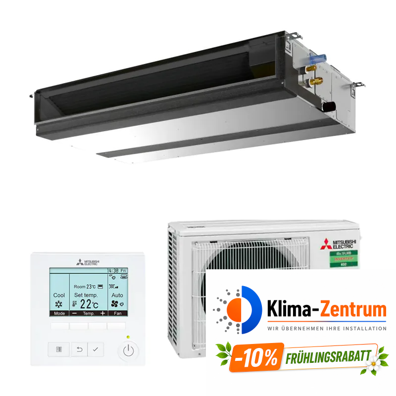 Kanal-Klimaanlage Mitsubishi Electric MGPEZ-35VJA 3,6 kW 12000 BTU