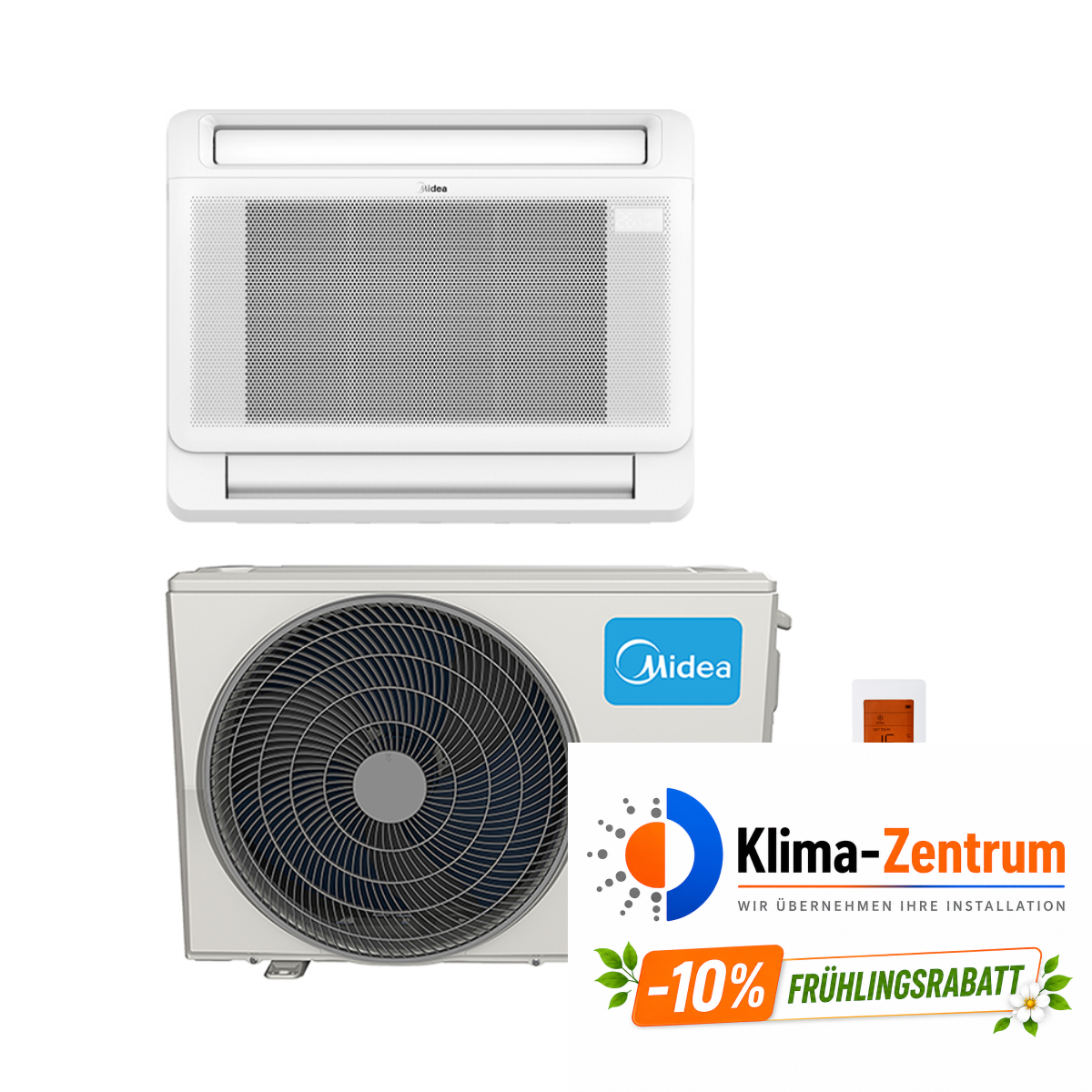 Klimaanlage Doppelstrom-Konsole Midea 3,5 kW 12000 BTU