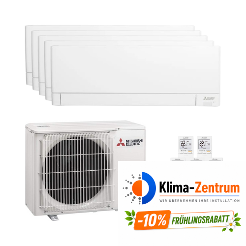 Klimaanlage 5x1 mit WLAN Mitsubishi MSZ-AY 2,5 kW 9000 BTU