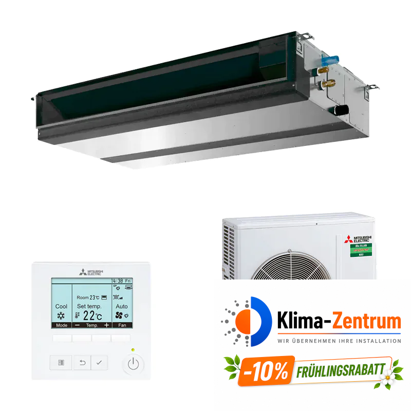 Kanal-Klimaanlage Mitsubishi Electric MGPEZ-60VJA 6,1 kW 21000 BTU
