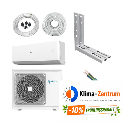 Klimaanlage mit 5 Meter Installationskit AirZen 2,6 kW 9000 BTU