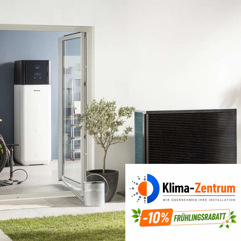 Wärmepumpe Daikin Altherma 3 R MT ECH2O 10kW ELSX12P50E + ERRA10EW1 - Heizen und Kühlen