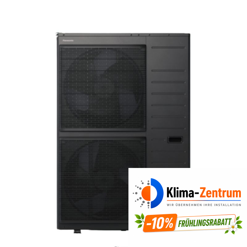 Wärmepumpe Panasonic Aquarea K T-CAP 9kW WH-SXC09K9E8 + WH-UXZ09KE8 - Zweizonen-Heizen und -Kühlen