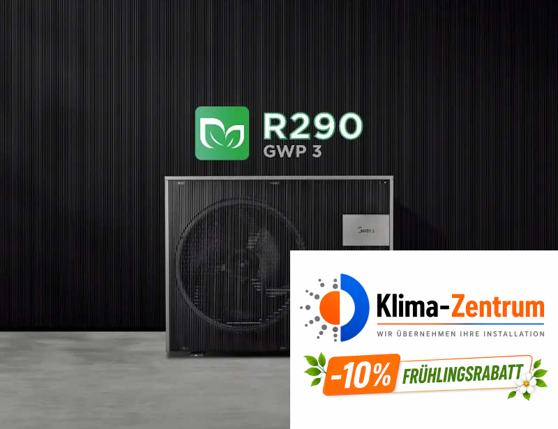 Wärmepumpe Midea M-Thermal Nature R290 Monoblock 12 kW MHC-V12WD2RN7-BER90 - Heizen und Kühlen