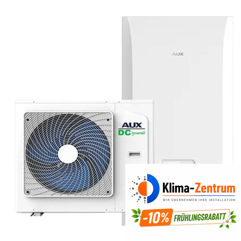 Wärmepumpe AUX AI Therma 10 kW ACHP-H10/4R3HA-I + ACHP-H10/4R3HA-O - Heizen und -Kühlen