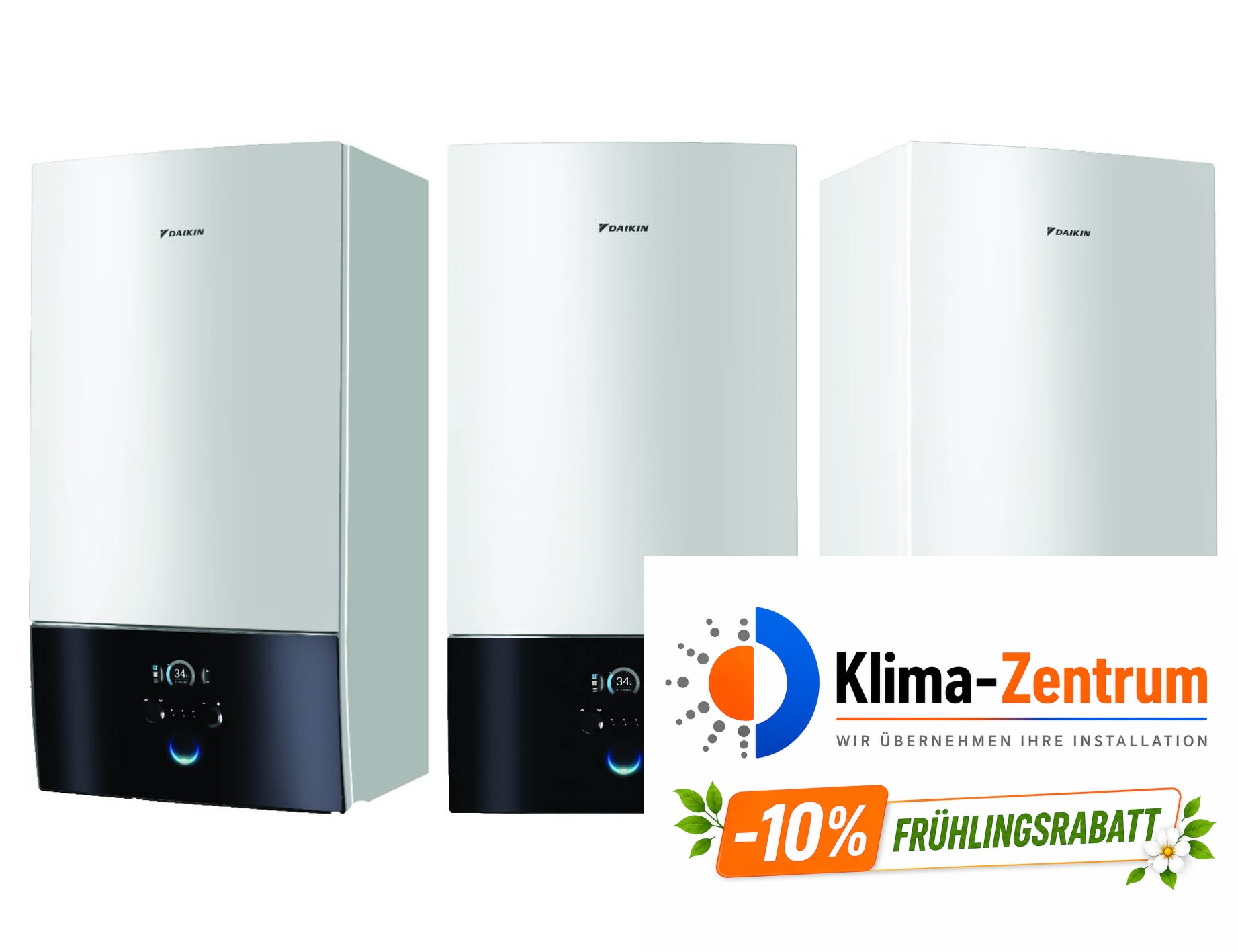 Wärmepumpe Daikin Altherma 3 H MT W 4kW ETBH12E6V + EPRA08EW1 - nur Heizung