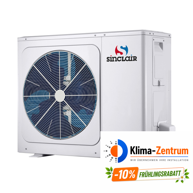 Wärmepumpe Sinclair S-Therm Yukon 8kW MSH-190TB-3/9 + MSH-80EB - Heizen und Kühlen