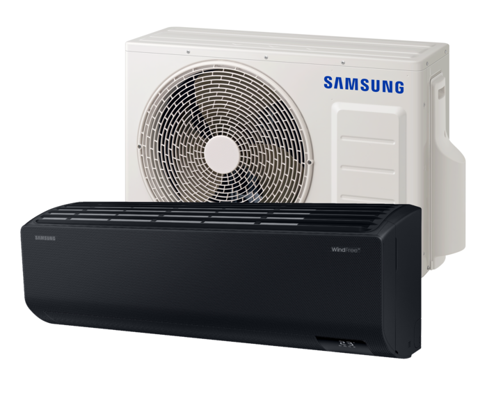 Samsung WindFree Avant Black 2,0 kW AR70F07C1ABNEU/-XEU – Klimaanlagen-Set
